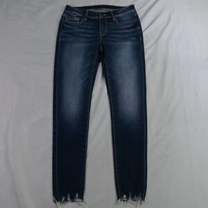 Buckle Women's Skinny Jeans - Dark Blue